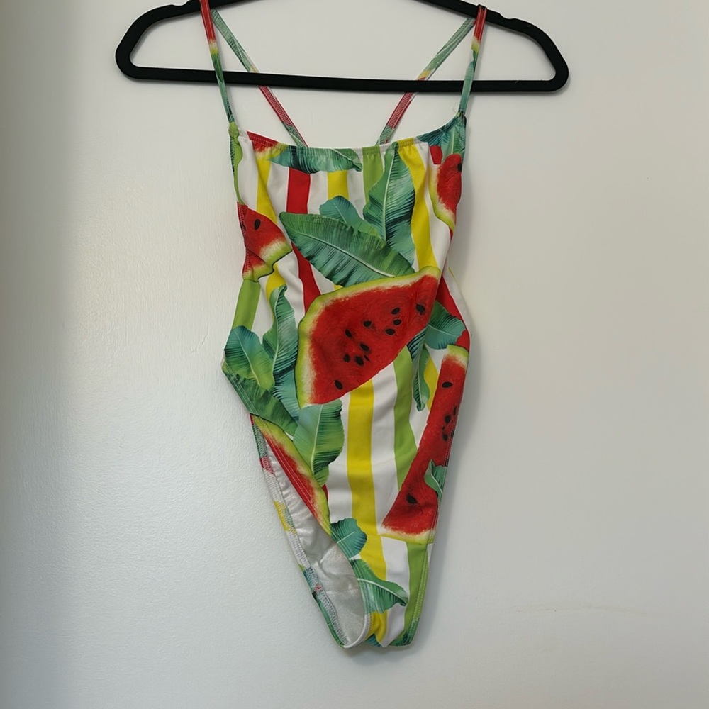 Jaded Watermelon One Piece Bathingsuit